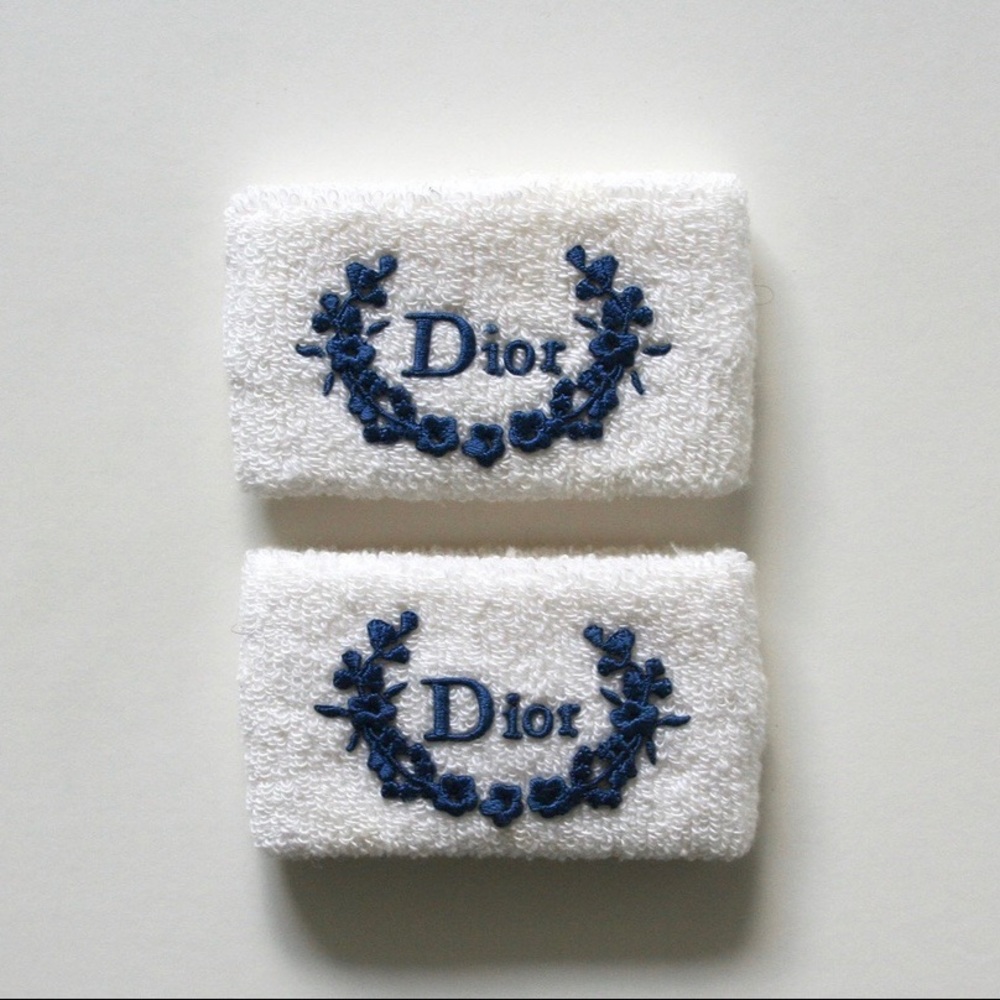 Vintage Dior Sports Terry Cloth Sweatband